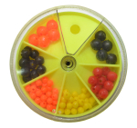 Plastic beads - color mix BD38