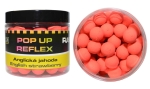 Boilies Mivardi Rapid Pop Up Reflex - English Strawberry