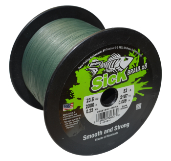 Line Berkley Whiplash 8 Moss Green