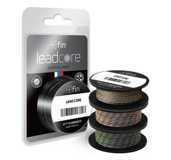 Braided line Delphin LEADCORE - color green