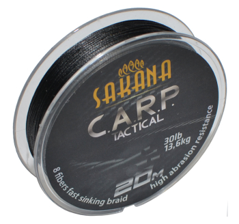 Braided line York Sakana C.A.R.P. Tactical - color black