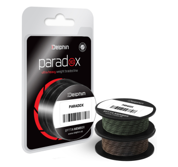 Braided line Delphin PARADOX - color green - 10 m