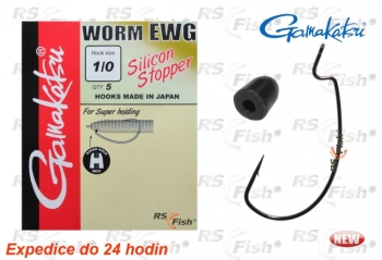 Hooks Gamakatsu Worm EWG Silicon Stopper