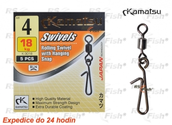 Swivel with quick change snap Kamatsu K-3018