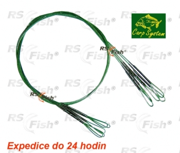 Wire leader JSA - loop - loop 50 cm