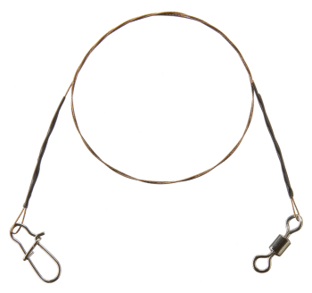 Wire leader Cormoran 7 x 1 swivel - snap - 30 cm