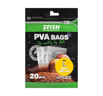 PVA bags Zfish - size L - 100 x 130 mm