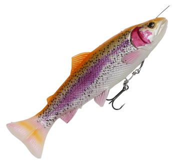 Ripper Savage Gear 4D Line Thru Pulse Tail Trout - color Albino Trout