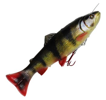 Ripper Savage Gear 4D Line Thru Pulse Tail Trout - color Perch