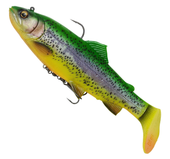 Ripper Savage Gear 4D Trout Rattle Shad - color Fire Trout