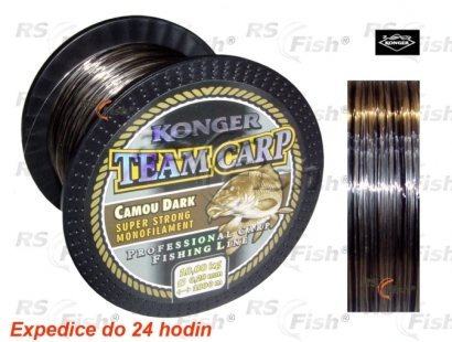 Fishing line Konger Team Carp Camo Dark 1000 m