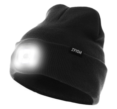 ZFish Light Beanie - color black