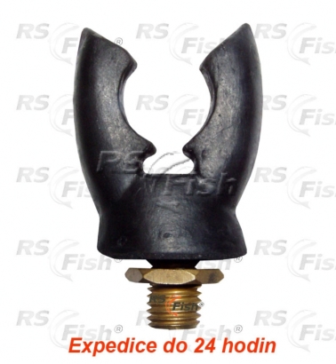 Rod rest ending rubber with thread - 2