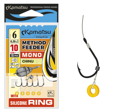 Rig Kamatsu Method Feeder Braid - Mono - Silicone Ring