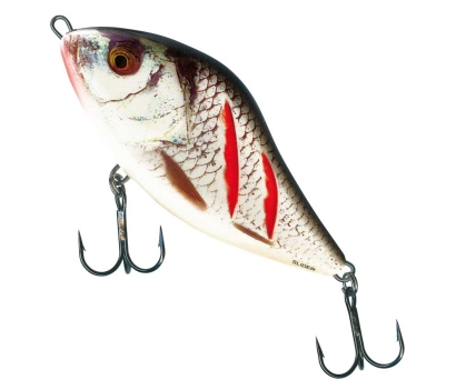 Wobbler Salmo Slider - color Wounded Grey Shiner