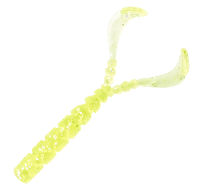Mustad AJI Worm - Chiki - Chiki - color UV Clear Chatreuse (MAJI-CHK-1.7-5)