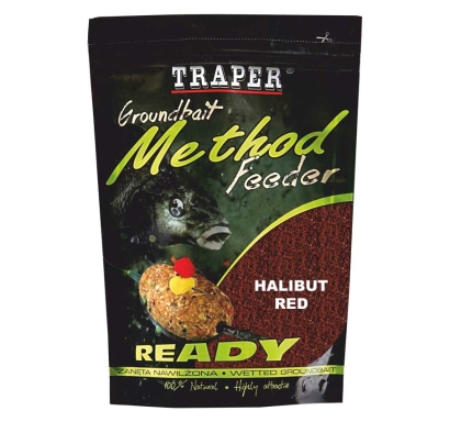 Wetted groundbait Traper Method Feeder - Halibut Red - 750 g