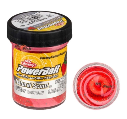 Dough Berkley PowerBait® Trout Bait Fruit Range - Strawberry Dream